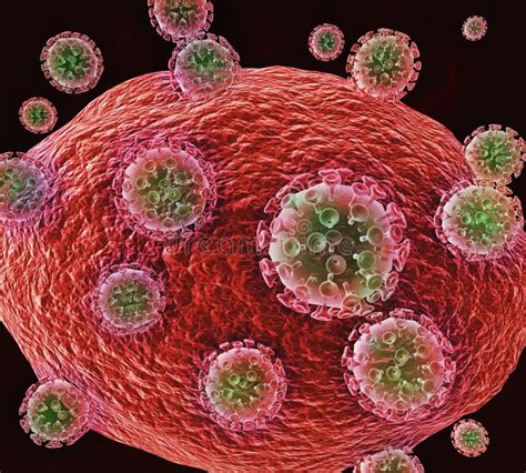 rappresentazione microscopica del virus HIV che attacca una cellula CD4