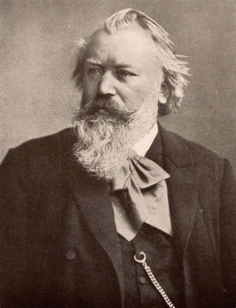 Ritratto Johannes Brahms in età avanzata