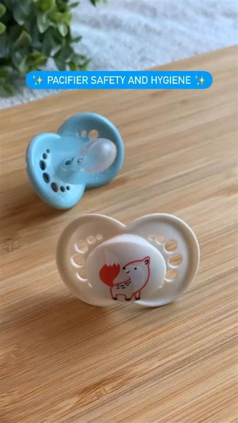 Pacifier safety standards diagram