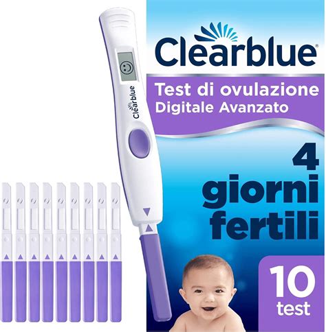 Immagine di uno stick Clearblue che viene inserito in un portastick digitale