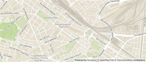 Mappa della zona di Prénatal Roma Aurelia