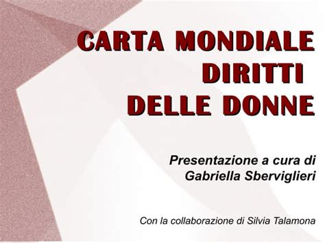 Carta dei diritti delle donne negli Stati Uniti