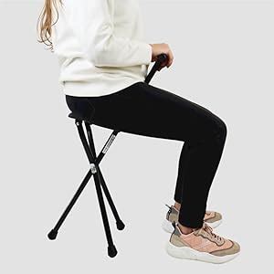 Tipi di bastoni da passeggio con seggiolino pieghevole: monopiede, treppiede, con schienale