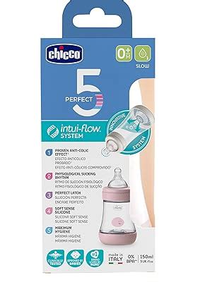 Biberon Chicco Perfect 5 con tettarella in silicone