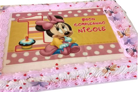 torta primo compleanno personalizzata