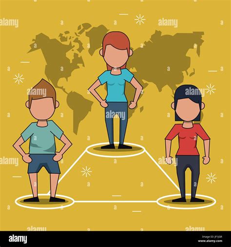 Illustrazione concettuale del legame tra le persone attraverso la solidarietà e la condivisione