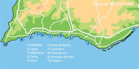Immagine della zona di ricerca in Algarve