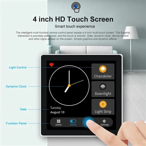 Dettaglio tecnico del pannello di controllo touch screen della sdraietta Shuttle