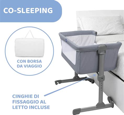 Schema misure lettino culla e next to me