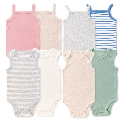 assortimento di tutine e body per neonati