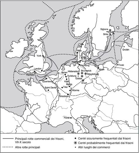 Mappa dell'Europa che evidenzia le rotte logistiche servite per la consegna dei mobili per l'infanzia