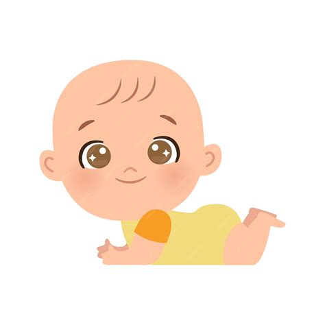 baby tummy time illustration