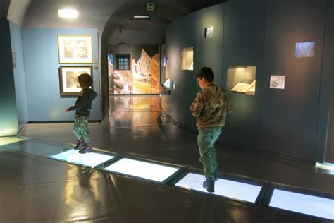 Interno del Forte di Bard con esposizione