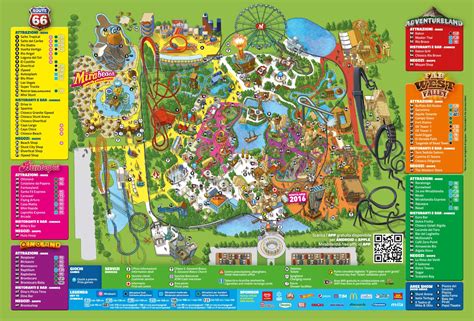 Mappa del parco giochi di Aosta