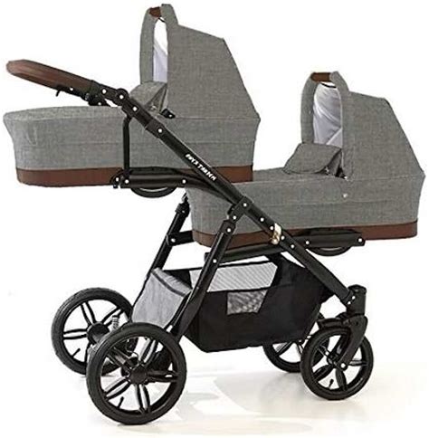 Passeggino trio gemellare