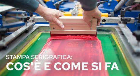 Processo di serigrafia logo