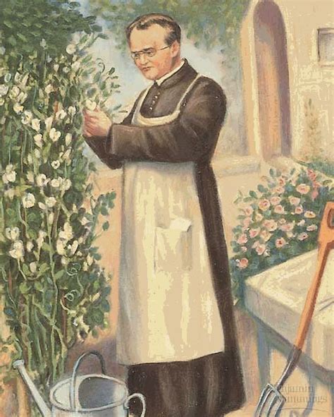 Gregor Mendel nel suo orto botanico