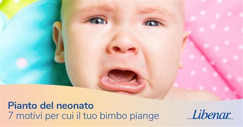 Infografica sui diversi tipi di pianto del neonato e le loro possibili cause