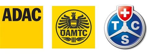 Loghi ADAC e TCS