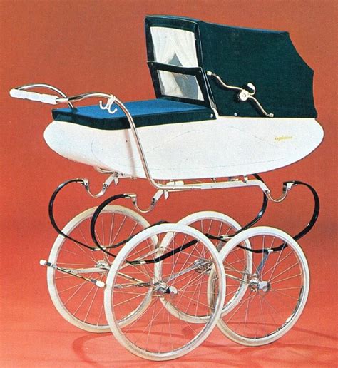 Carrozzina Inglesina London d'epoca con telaio a balestra