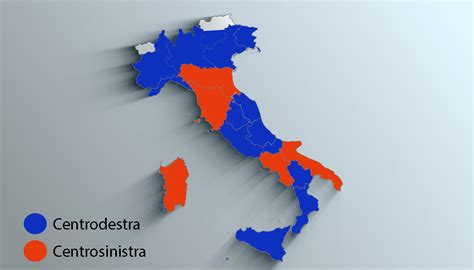 Mappa dell'Italia con i tassi di fecondità regionali