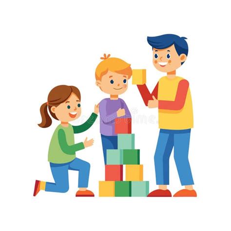 Bambini che giocano ascoltando una filastrocca