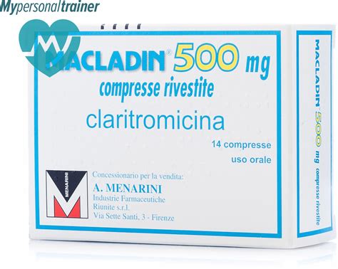 Macladin suspension and tablets packaging