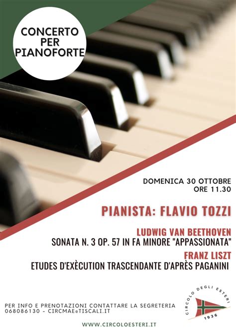 Locandina di un concerto con Clara Schumann