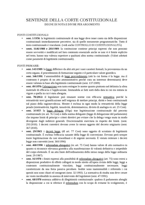 Cronologia delle sentenze chiave della Corte Costituzionale sulla PMA in Italia