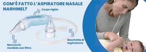 Illustrazione dettagliata sull'uso dell'aspiratore nasale a bocca