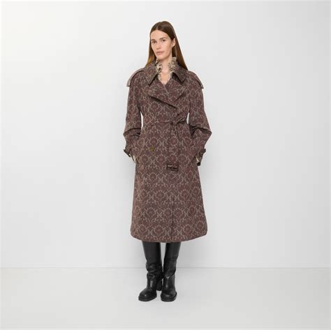 Trench coat Burberry iconico con motivo tartan