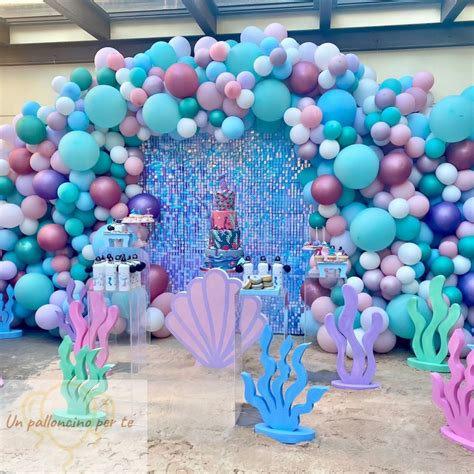 Palloncini a tema sirena e oceano