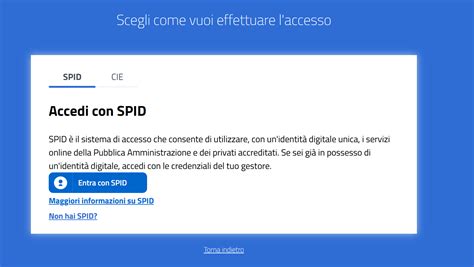 infografica sui passaggi per accedere al portale telematico con SPID