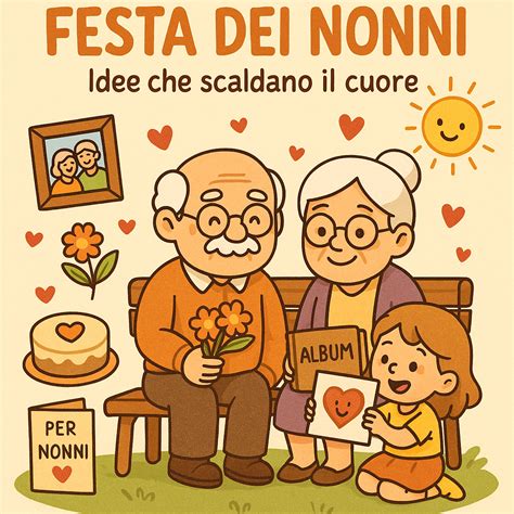 Interfaccia di un sito web didattico con risorse per la Festa dei Nonni