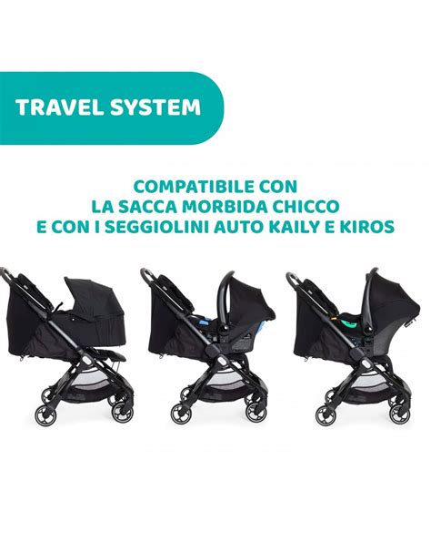 Passeggino Chicco We chiuso e compatto