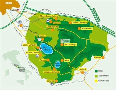 Mappa Castelli Romani
