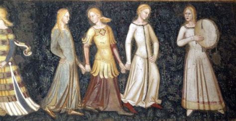 Un'illustrazione di una vecchia ballata medievale