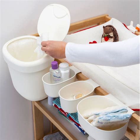 Set contenitori IKEA ONSKLIG per fasciatoio