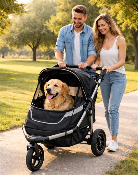 Infografica: i 3 tipi di comportamento del cane nel passeggino