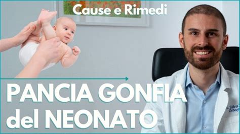 neonato con pancia gonfia