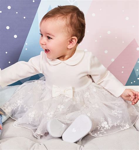 Abito battesimo bimba dettagli pizzo