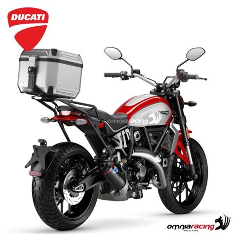 Moto elettrica Ducati Enduro con bauletti laterali