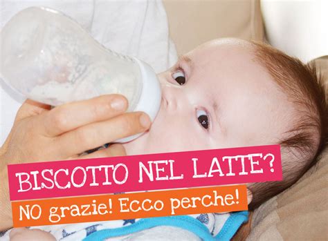 Preparazione biscotto nel biberon