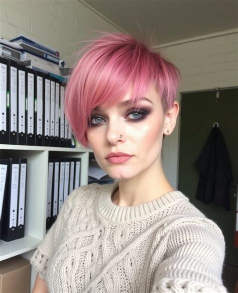 Bambina con pixie cut sbarazzino