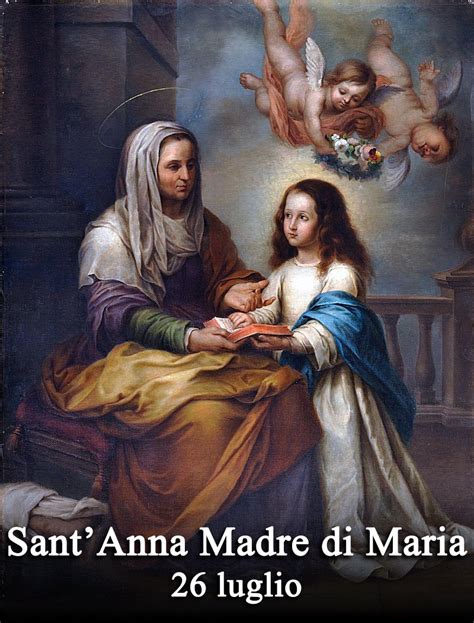 grafico che illustra le tappe della Novena a Sant'Anna