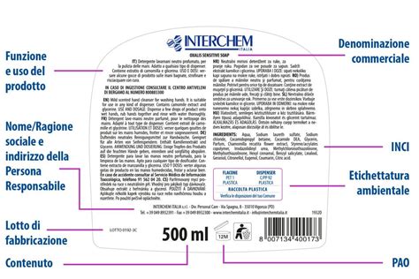 Retro di un prodotto Maxi-Cosi con etichetta di produzione