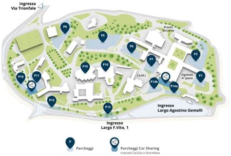 Mappa dell'Italia con indicazione del Policlinico Gemelli a Roma