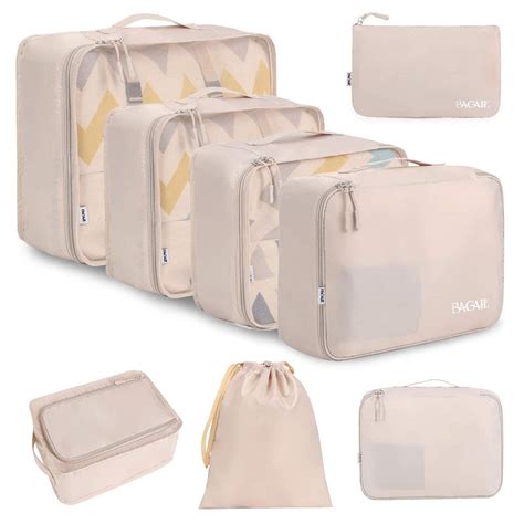 Packing cubes per organizzazione valigia