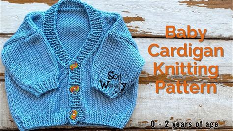 Finished knitted baby cardigan with buttons