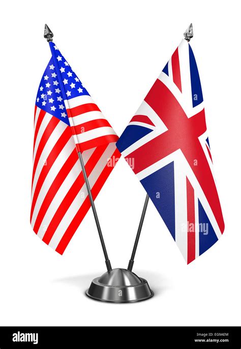 Bandiere di USA e Regno Unito